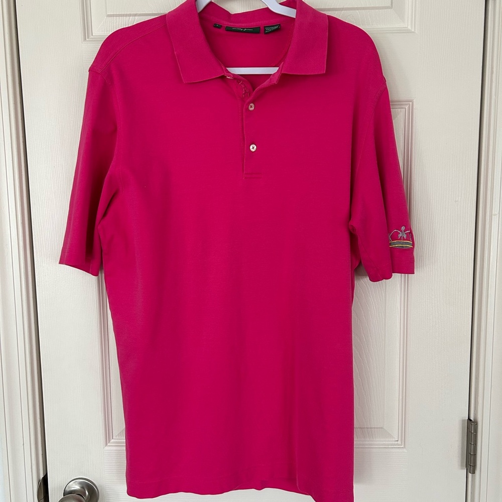 Bobby Jones Bright Pink Polo Shirt